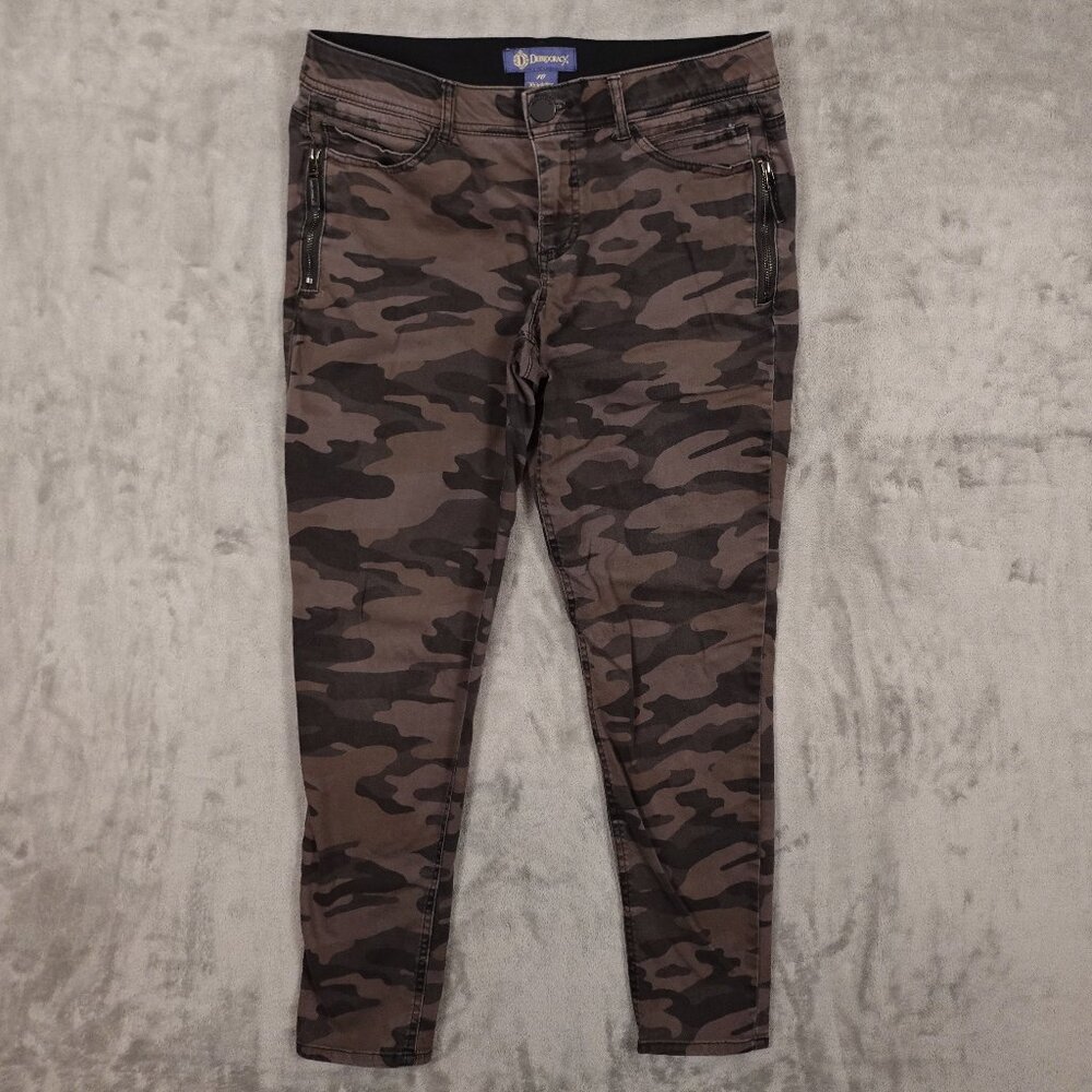 Democracy jeans Ab Solution mid rise‎ skinny women's 10 urban camo